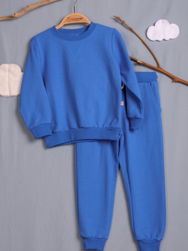Unisex Sweatshirt - Eşofman Çocuk 2'li Takım 2-3-4-5 Yaş